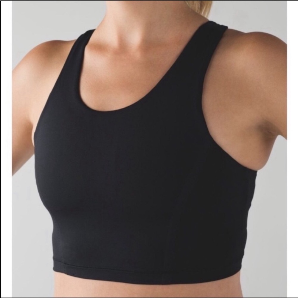 Lululemon Fast as Light Black Sports Bra/Crop 4